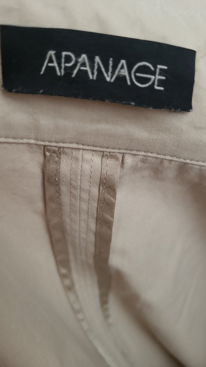 Apanage Trenchcoat, Beige, Größe 38/40