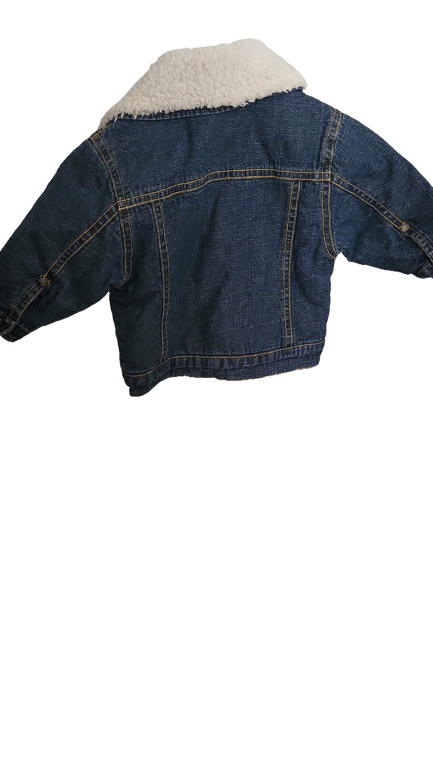 Original Marines Jeansjacke Baby 0 bis 3 Monate 56/ 62/ 68 Blau Teddyfell Herbstjacke
