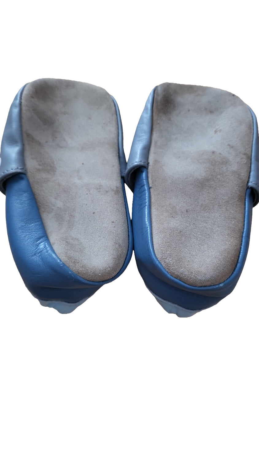 Impidimpi Krabbelschuhe Gr 22 Patschen Erstlingsschuhe Babyschuhe Grau Blau Wolken Heißluftballon