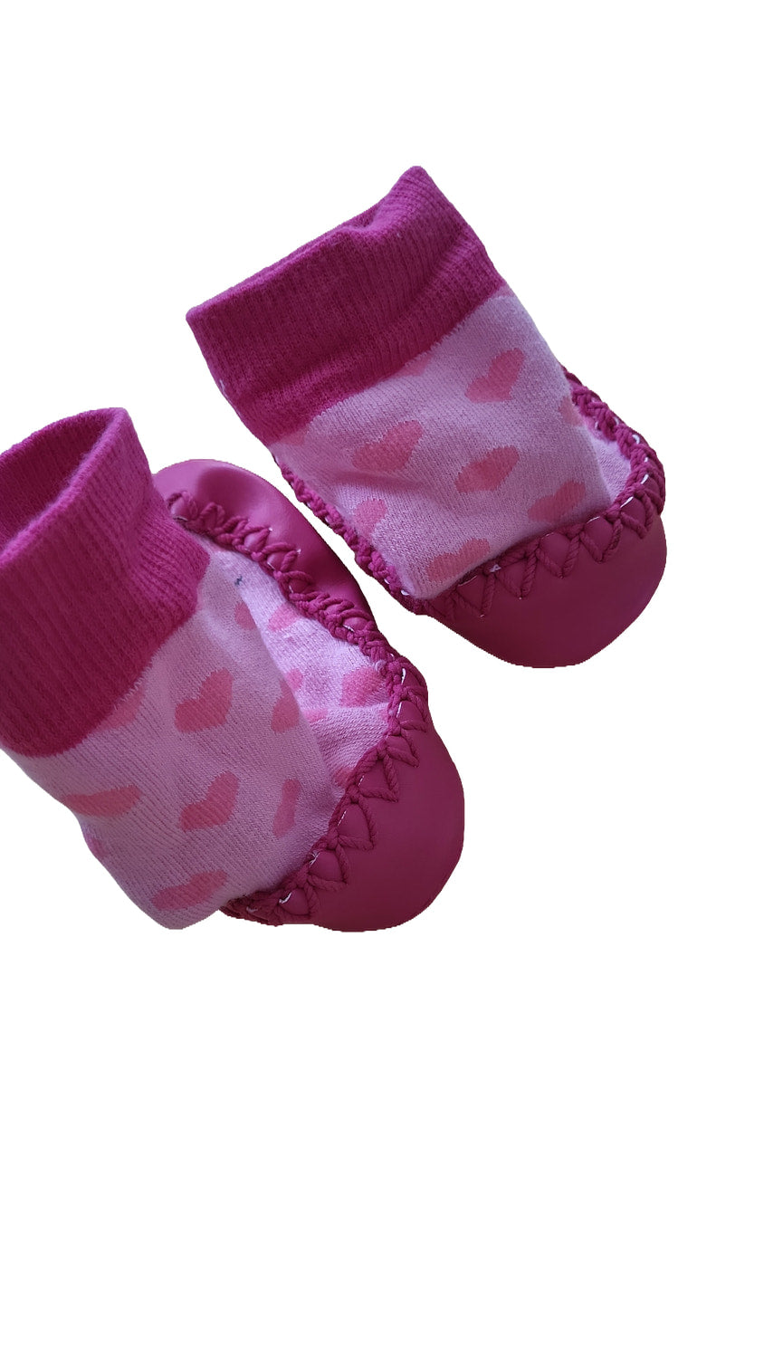 Hello Kitty Hausschuh Socken Gr 21-23 Pink Herzen Sanrio Slipper Socken