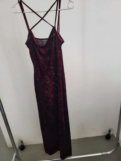 Samtkleid Gr. 36