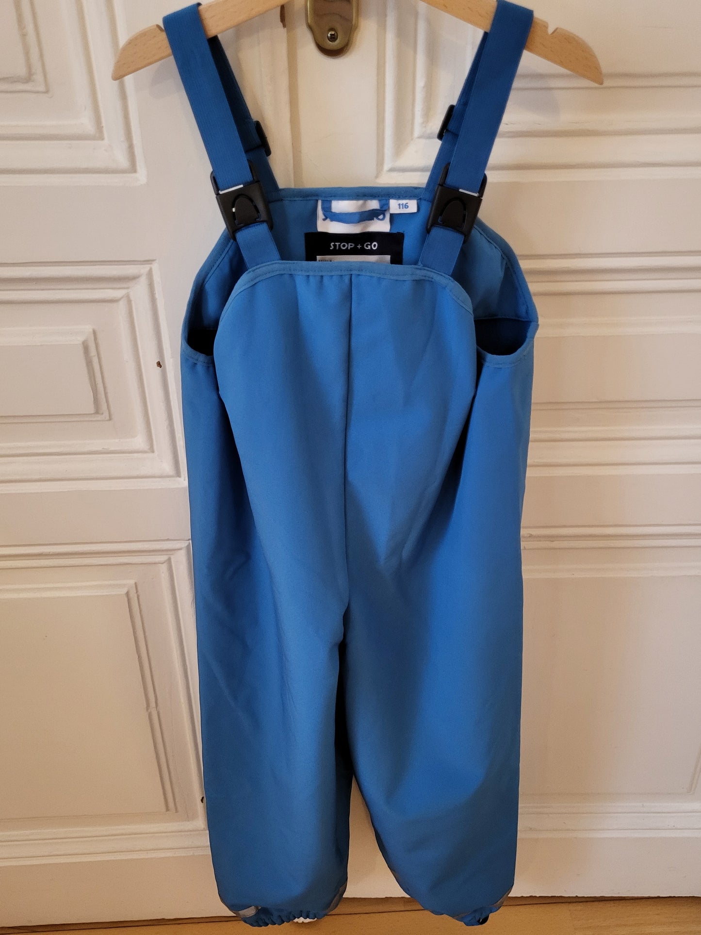 STOP+GO Kinder Regenhose in Blau, Größe 116
