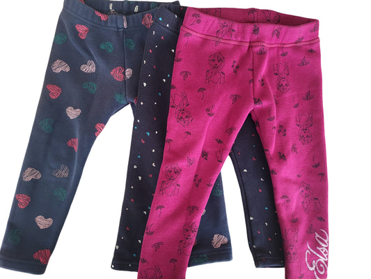 Set Leggins gefüttert Gr 92